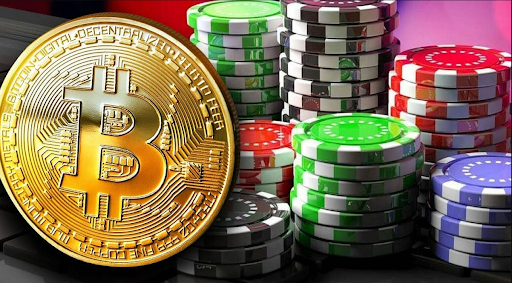 Chips, und die Bitcoin-Münze